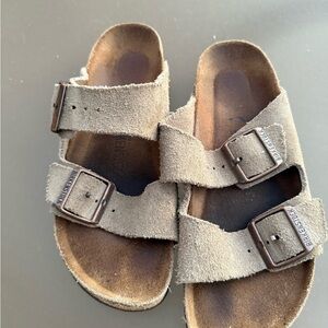 Birkenstock Tan Suede Sandals